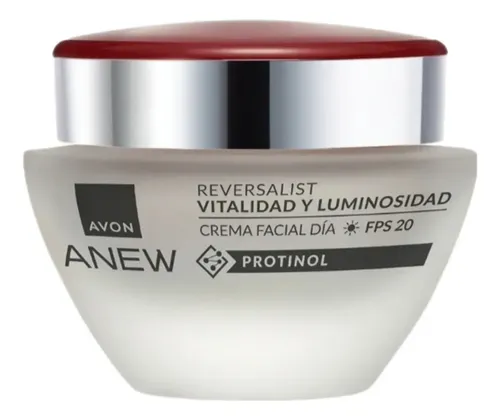 Crema Facial Antiarrugas Hidratante Anew Protinol FPS 20 Día 50ml