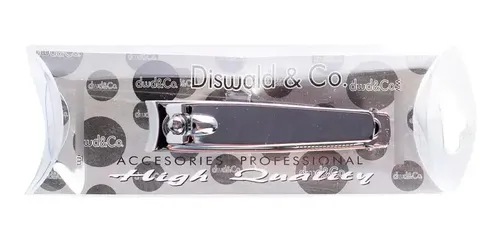 Cortaúñas de Acero Inoxidable Curvo Diswald & Co. para Manicura y Pedicura