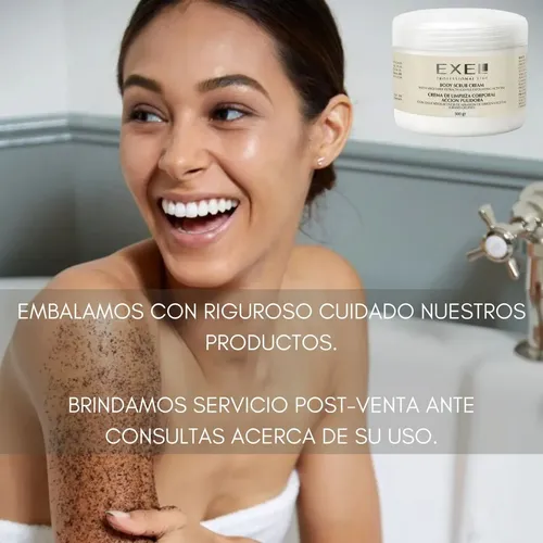 Crema Limpieza Corporal Accion Pulir Exel Grano Grueso 500ml