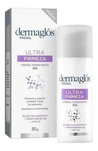 Crema Dermaglos Ultra Firmeza Hidratante De Dia Fps30 50g