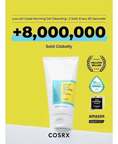 Cosrx Gel Low Ph De Limpieza Facial Diario 150ml Coreano