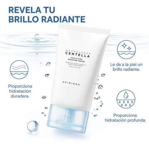 Crema Facial Hidratante Hyalu Cica Skin1004 Piel Seca
