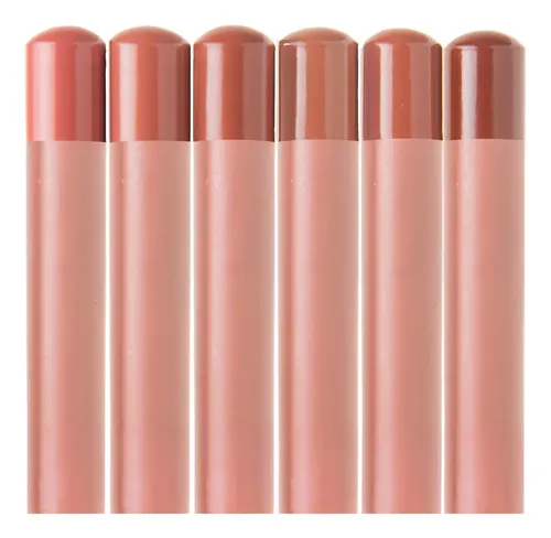 Lip Pencil Dapop Lapiz Delineador de Labios Cremoso Color Marron 4