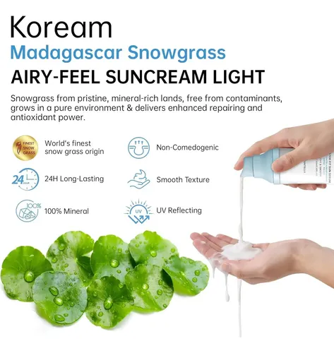 Protector Solar Coreano Spf 50+ Centella 50ml Hidratante