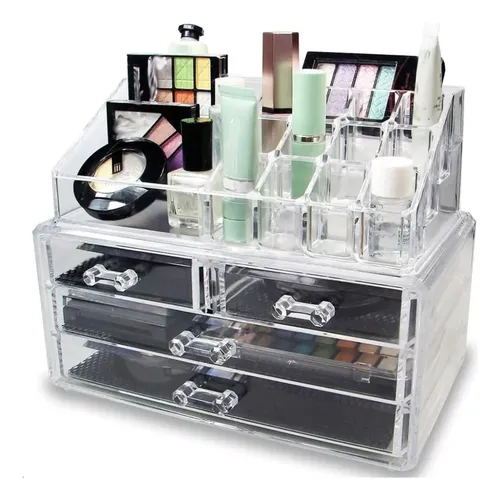 Organizador De Cosméticos De Acrílico Con 5 Cajones – Transp Transparente