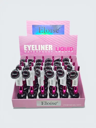 Delineador Liquido P/ojos Waterproof Eyeliner Eloíse Negro