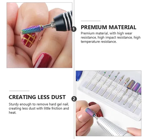 30 Brocas Para Uñas De Uso Doméstico Para Pulir Limas De Man