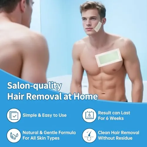 Tiras De Cera Para Hombre Beauty7 Para Cuerpo, Tiras De Depi