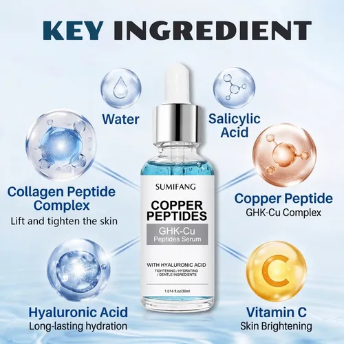 Ghk-cu Sérum Anti-líneas, Hidratante Y Firme Para Anti-edad