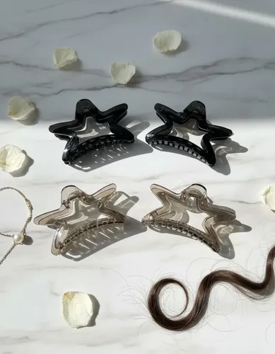 Broches Para El Pelo X6 Translucidos Mujer Urbanchic 1035