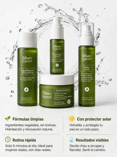 Kit Rutina Facial Completa Vitamina C Hialurónico 4 Meses