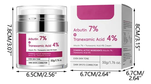 Crema Facial De Ácido Tranexámico Para Manchas Oscuras 50 G