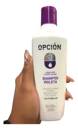 Shampoo Silver Opción Violeta 225ml Matizador Full