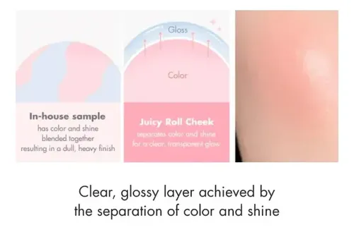 Rubor Juicy Roll Cheek Rom&nd – Colores 01 Rare Apple