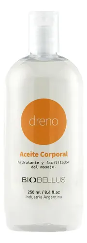 Biobellus Aceite Corporal Dreno Hidratante Ideal Masajes Fragancia Delicada Tipo de envase Botella