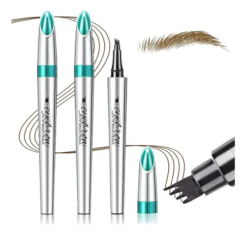 Lápiz De Cejas Microblading 4 Puntas Oetuiow 2 Piezas