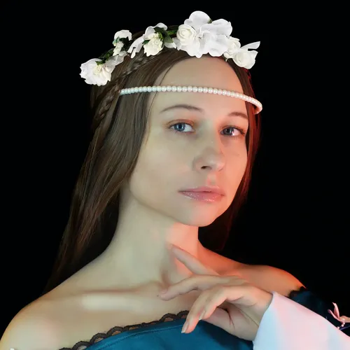 Accesorio For El Pelo, Guirnalda De Boda, Diseño Floral