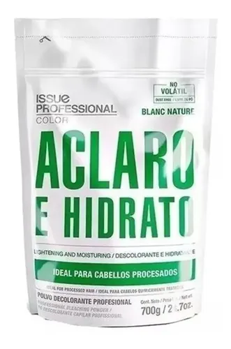 Issue Polvo Decolorante Blanc Nature X 700gr Uso Profesional