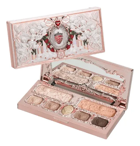 Paleta De Maquillaje De Sombras De Ojos Vintage En Relieve