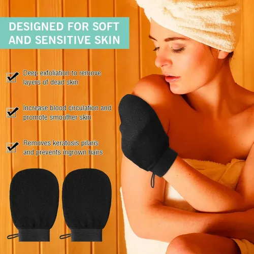 20 Guantes Exfoliantes Corporales A Granel