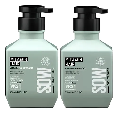 Sow Vitamin Hair Shampoo Y Acondicionador X 250ml