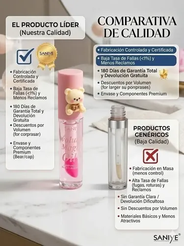 Labial Voluminizador Con Brillo Maquillaje Líquido