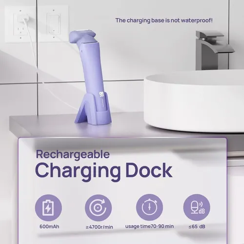 Afeitadora Eléctrica Para Mujeres Purple