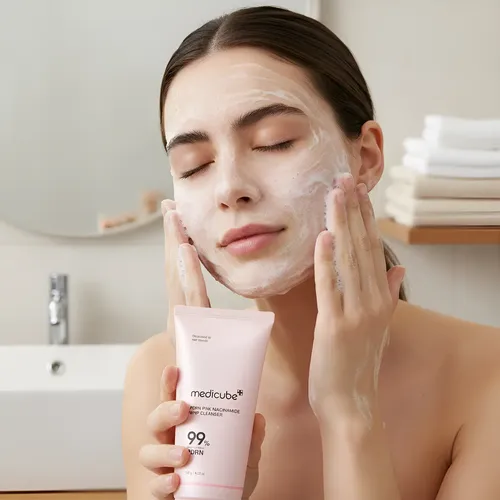 Limpiador Facial Hidratante Skincare Coreano Medicube 120ml