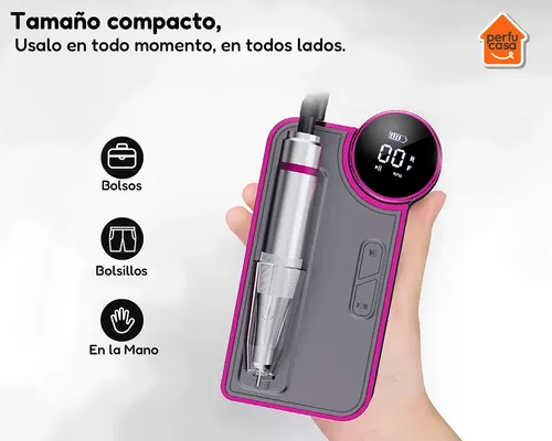 Torno de Uñas Profesional Eloise 35000 RPM Manicura Pedicura