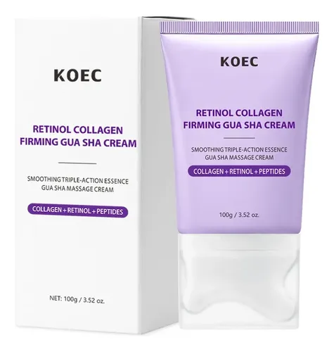 Crema Antirrugas Cuello Escote Papada Con Gua Sha Retinol
