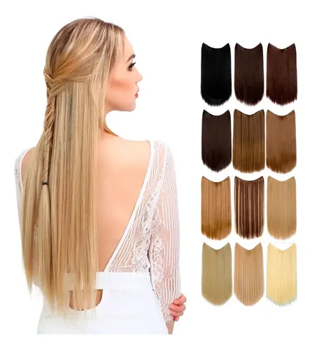 Extensión Cortina Colageno Natural Premium Vincha Invisible