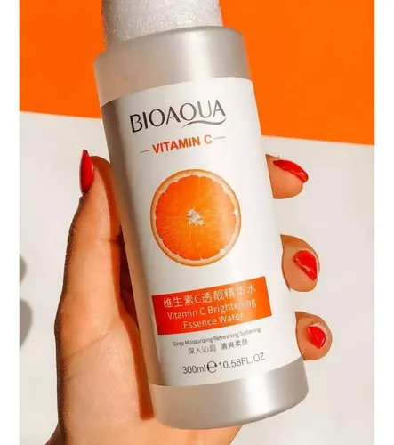Bioaqua Tónico Facial De Vitamina C Suero Toner Hidratante Todo Tipo De Piel