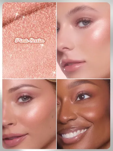 Barra iluminadora Sheglam Buttery Bling, color rosa satinado