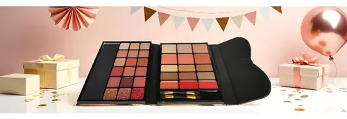 Paleta 33 Colores Con Rubor E Iluminador  Maquillaje