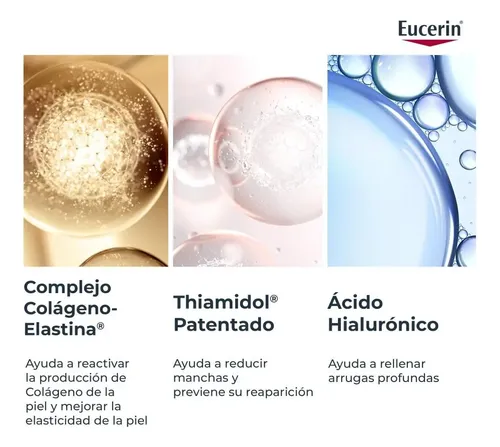 Crema Anti-edad Eucerin Hyaluron-filler Elasticy Night 50 Ml Normal