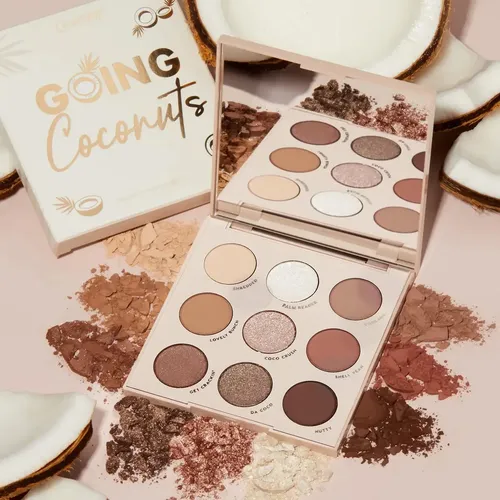 Paleta de Sombras ColourPop Going Coconuts 9 Tonos Mate
