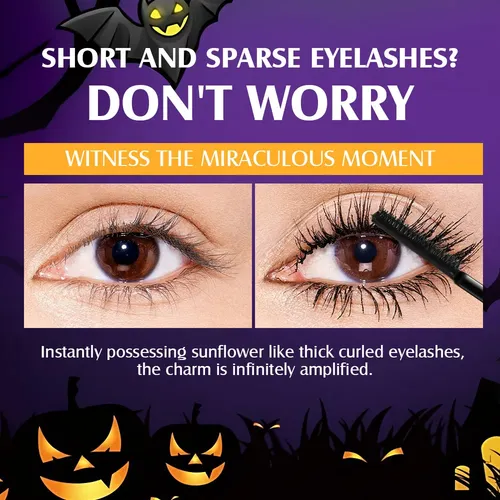 Rímel Arcoíris Halloween Maquillaje Impermeable