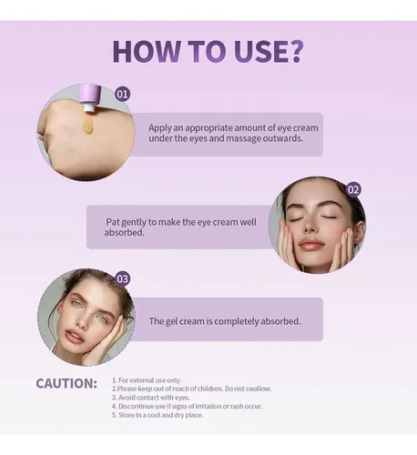 Crema Para Debajo De Los Ojos Para Ojeras Y Ojos Hinchados,