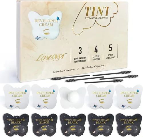 Kit De Tinte Para Cejas Y Pestañas Lomansa, Profesional