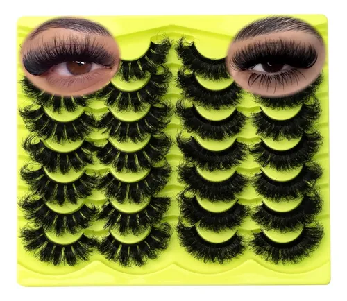 Pestañas Postizas 14 Pares Wikbik Cat Eye 8d Mink