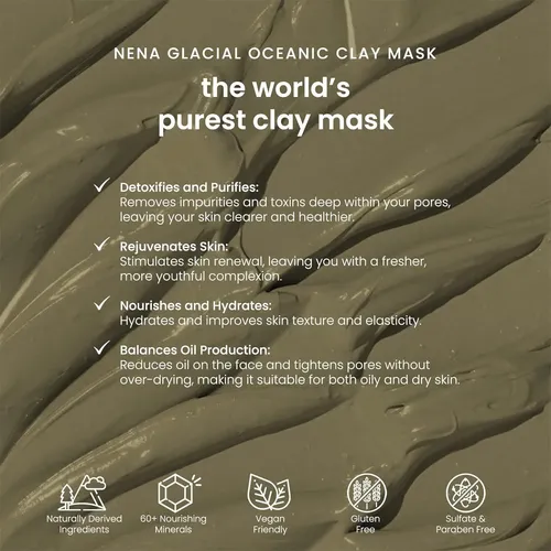 Mascarilla De Arcilla Nena Cuidado De La Piel 28.35 G