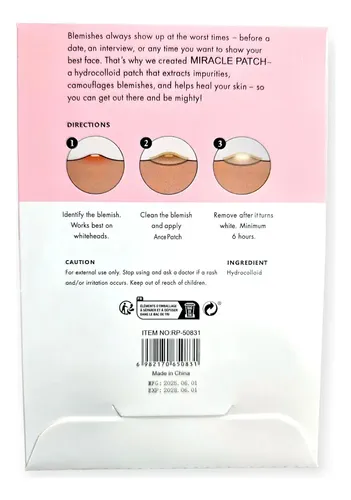 36 Parches Anti Acne Patch Granos Puntos Negros Dia Y Noche