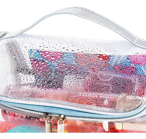 Bolsa De Maquillaje Transparente, Neceser, Bolsa De Aseo