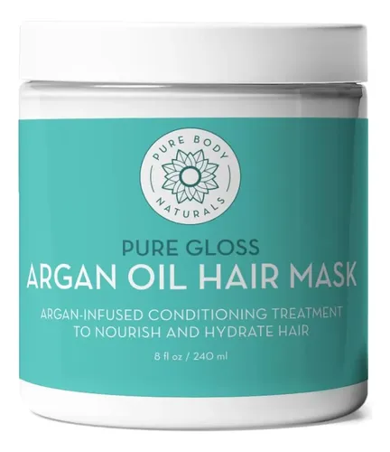 Mascarilla Capilar Pure Body Naturals Con Aceite De Argán 24