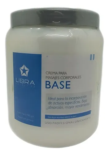 Crema Base Para Masajes Corporales X 980 Gr Libra