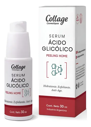 Acido Glicolico 6% Peeling Renovador Celular X 30cc Collage Momento de aplicación Noche Tipo de piel Normal