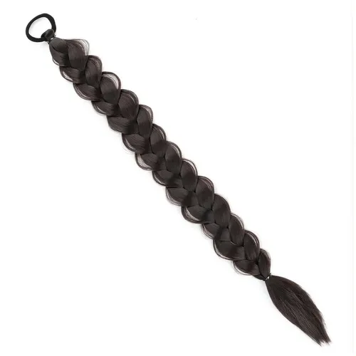 Cola De Caballo Postiza Trenzada Extensiones De Cabello 60cm