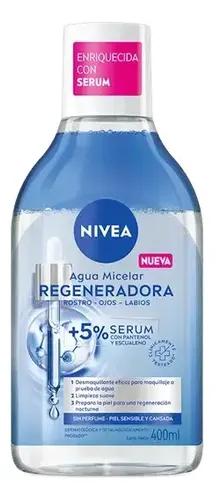 Agua Micelar Nivea Regeneradora Con Serum X400ml