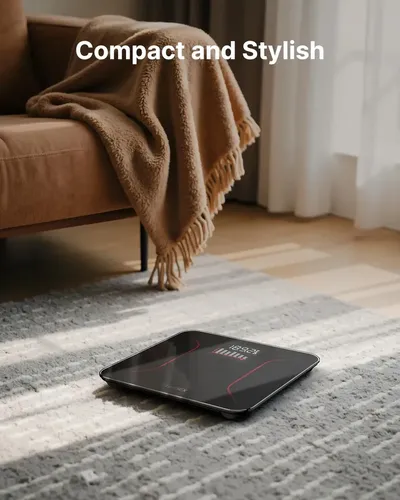Fitindex Báscula Peso Corporal Pantalla Led Vidrio Templado