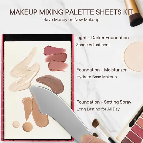 Paleta De Maquillaje Portátil Alyfini Con Espejo Y Hojas